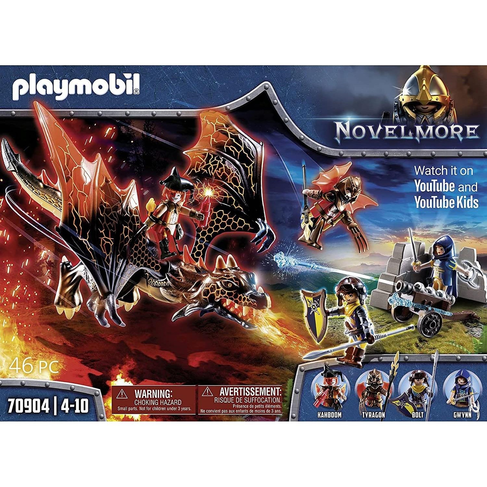 Voir la diapositive 2 : PLAYMOBIL Novelmore Chevaliers Novelmore avec Dragon de Burnham Raiders