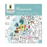 PIROUETTE CACAHOUETE Poster Geant - Coloriage - Mappemonde