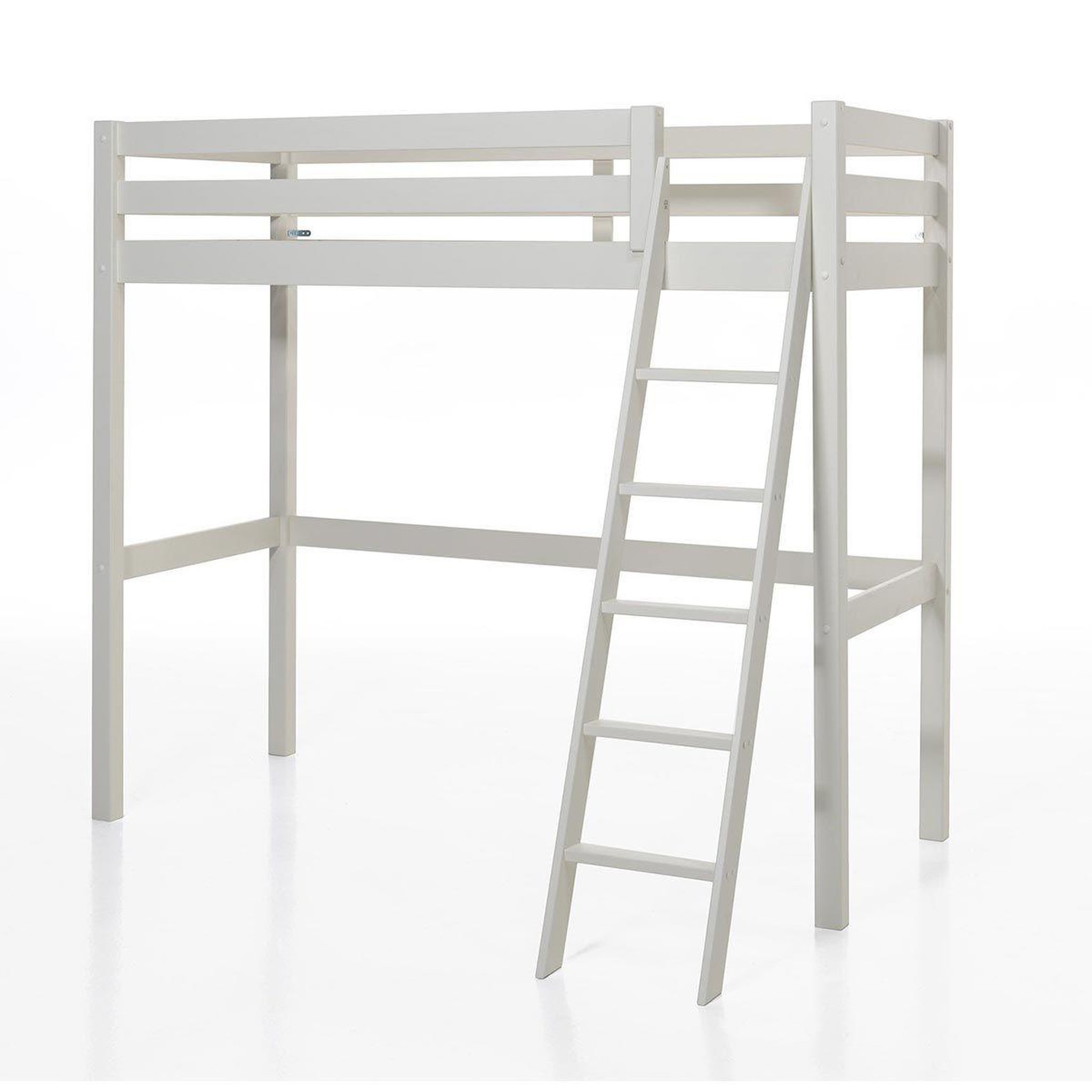 Voir la diapositive 2 : Paris Prix Pack - lit mezzanine enfant, commode & fauteuil-lit  pino  90x200cm blanc
