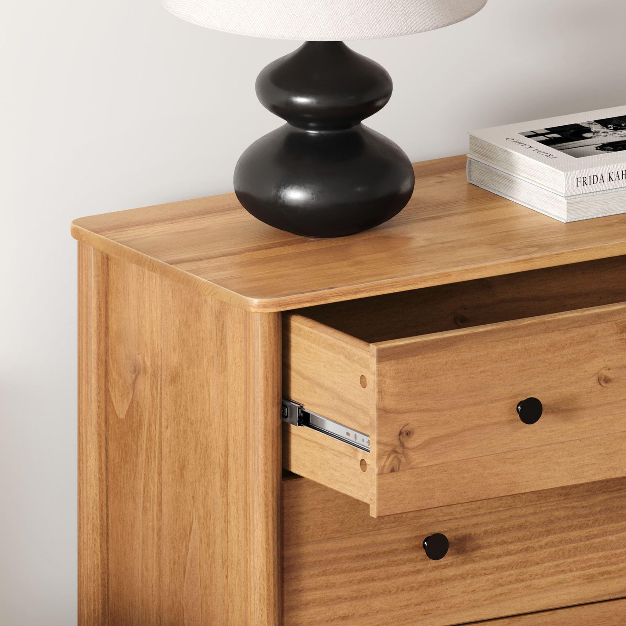Voir la diapositive 6 : IDIMEX Commode apoana 4 tiroirs en bois massif