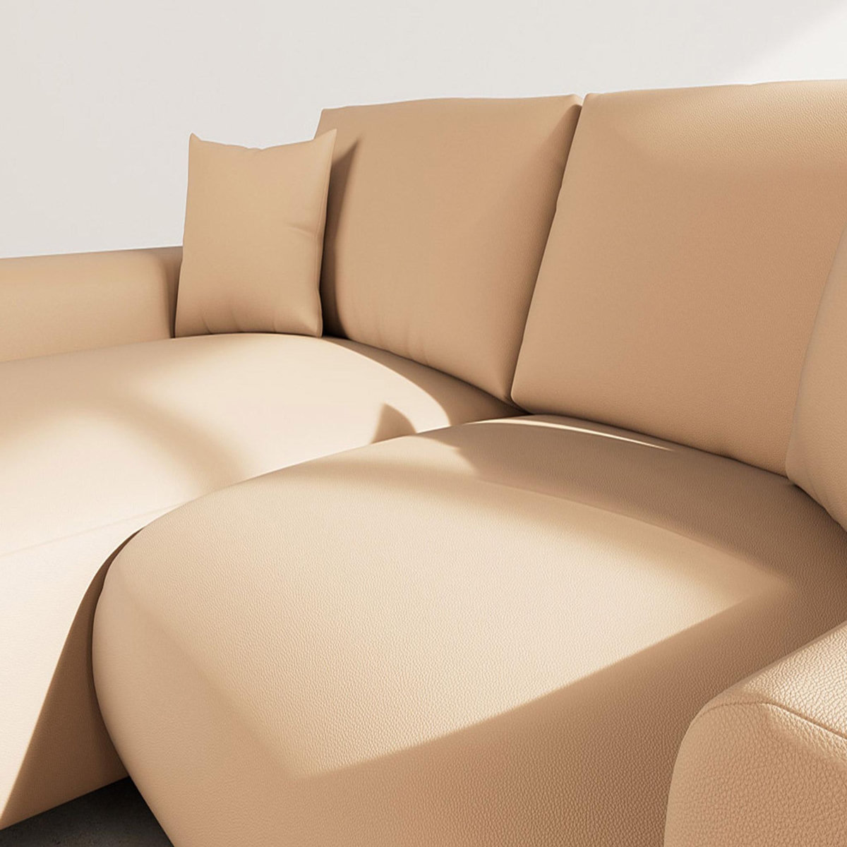 LISA DESIGN Garance - canapé d'angle réversible 4 places en simili