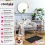 Voir la diapositive 2 : tectake Caisse grillagée pour chien pliable avec 2 poignées de transport noir
