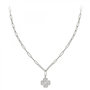 Voir la diapositive 3 : SC CRYSTAL Collier trèfle SC Crystal orné de Cristaux scintillants