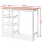 Voir la diapositive 6 : VIDAXL Ensemble de bar 3 pcs MDF Blanc