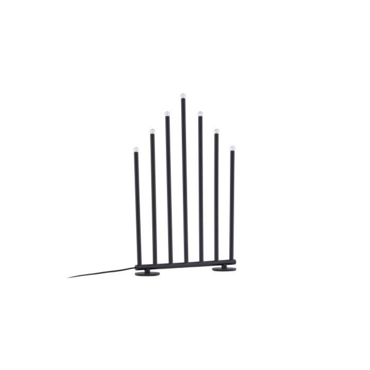 Paris Prix Lampe à Poser Bougeoir  Bjornfjallet  50cm Noir