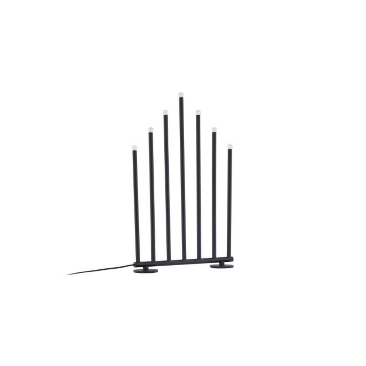 Paris Prix Lampe à Poser Bougeoir  Bjornfjallet  50cm Noir