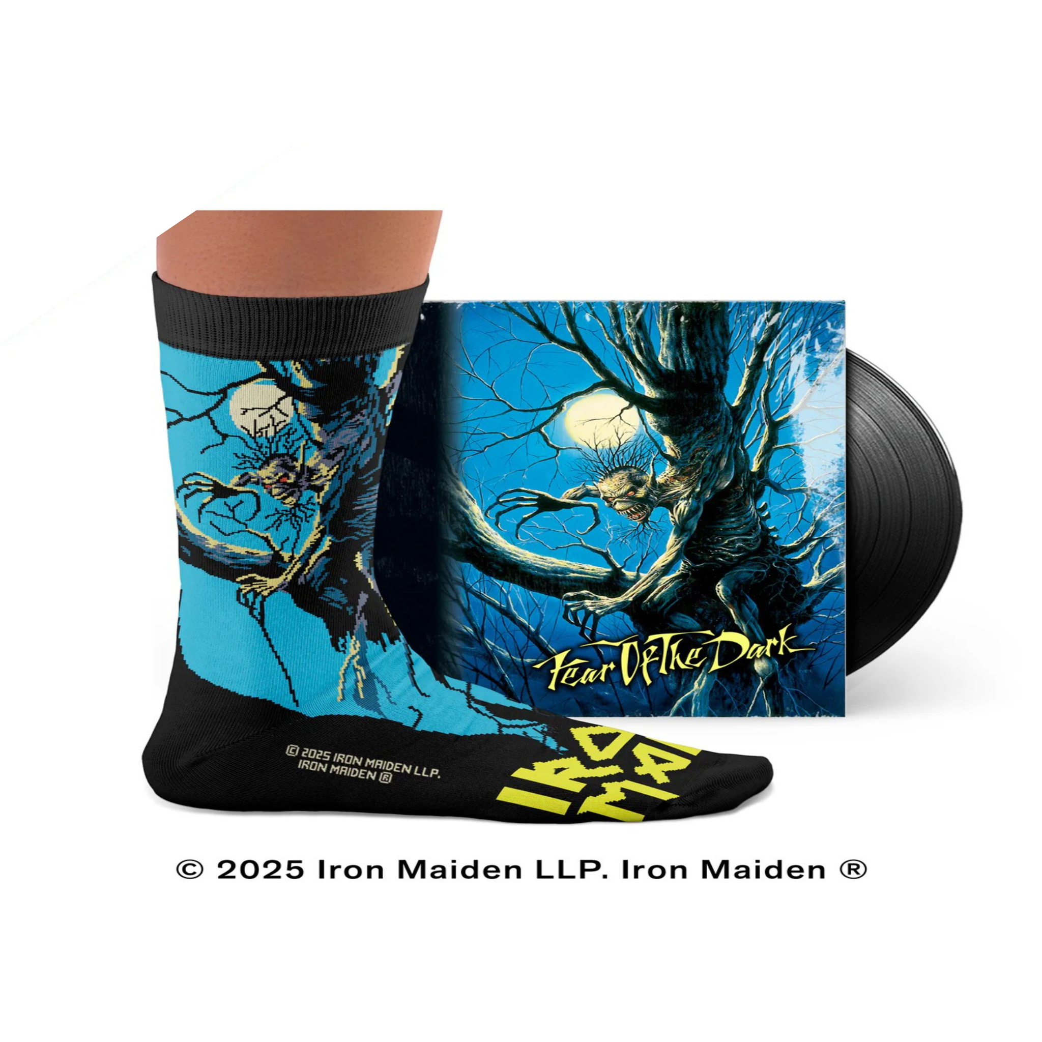 Voir la diapositive 2 : SOCK AFFAIRS Chaussettes iron maiden, fear of the dark