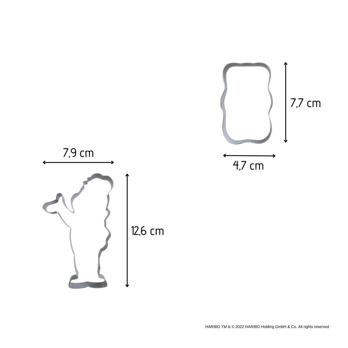 ZENKER Lot de 2 emporte-pièces nounours Zenker par Haribo