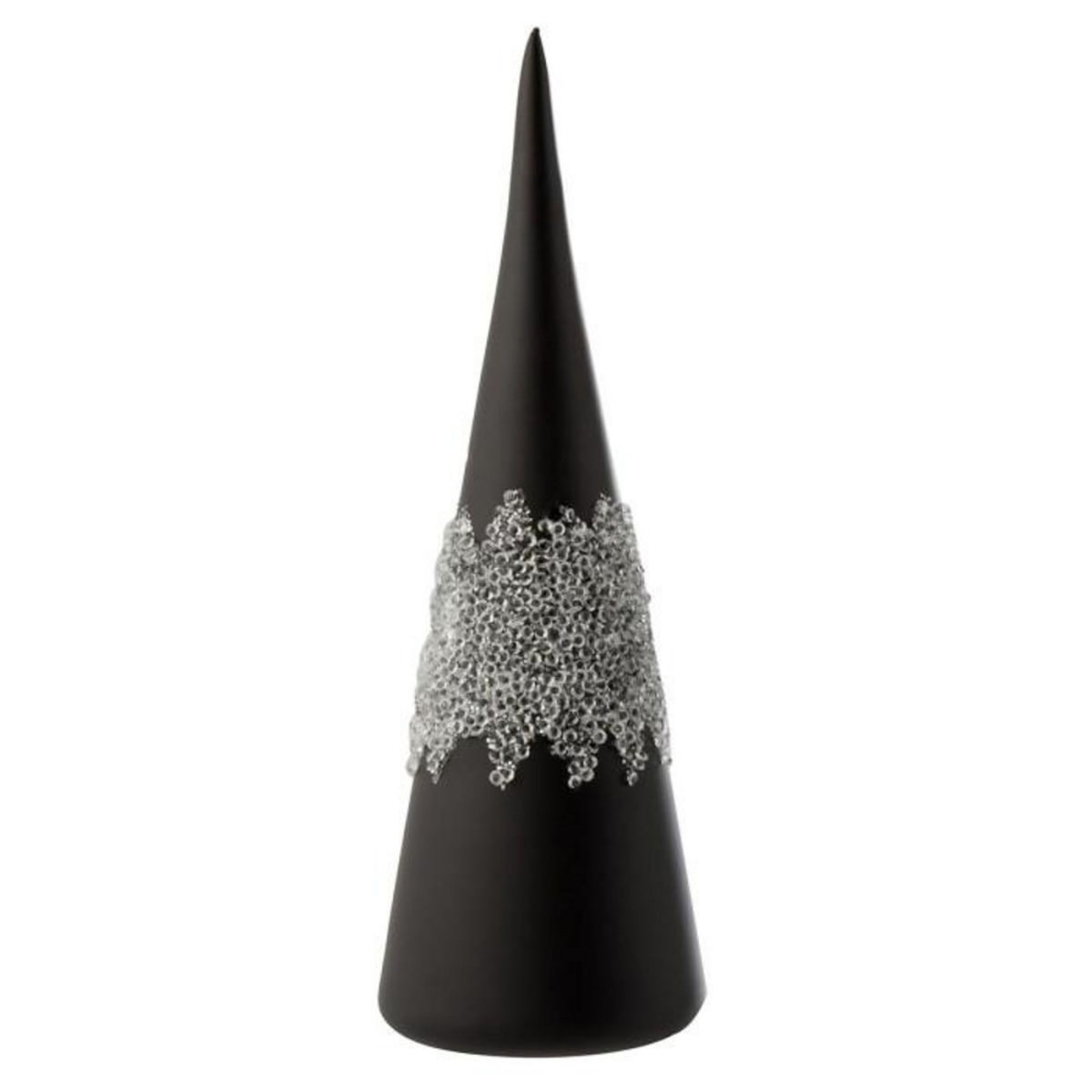 Paris Prix Statuette Déco  Cône Glace Diamant  28cm Noir