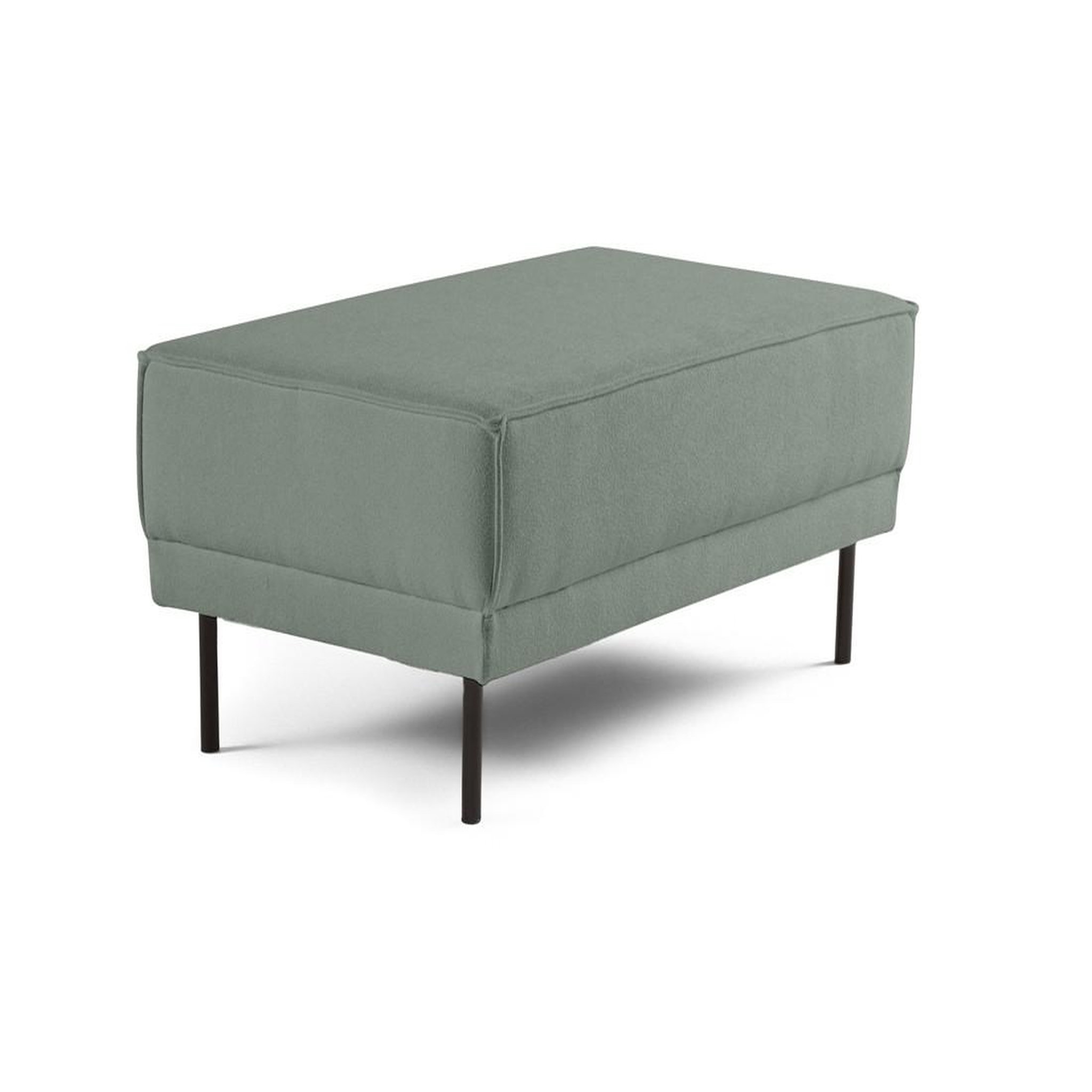 Voir la diapositive 2 : LISA DESIGN Charlie - pouf - pieds hauts - en tissu