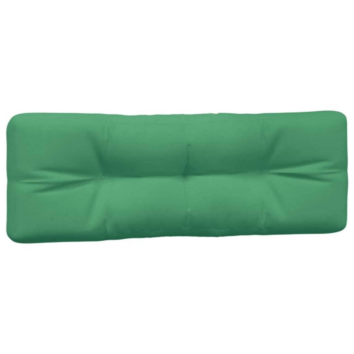 VIDAXL Coussins de palette lot de 3 vert tissu