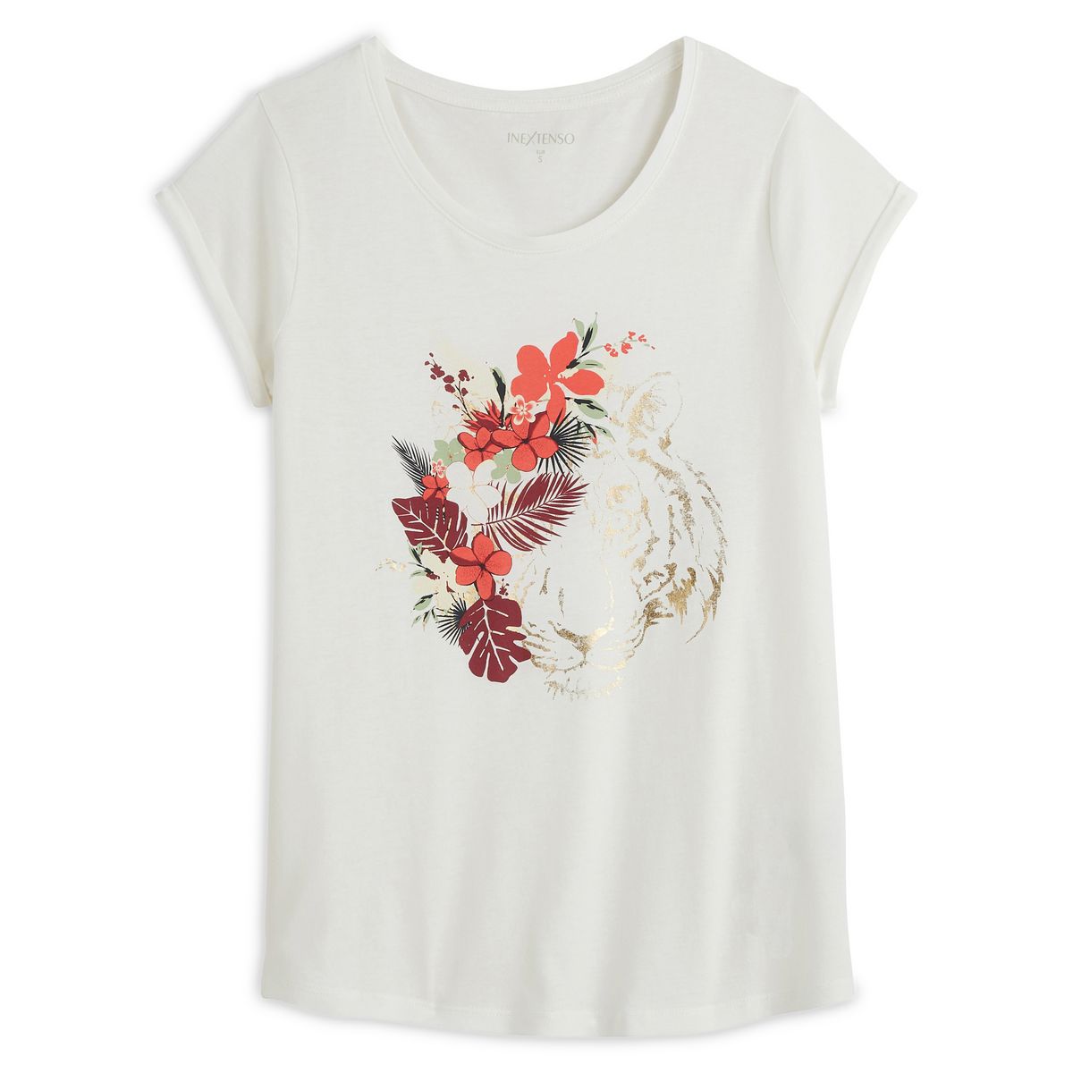 INEXTENSO T-shirt manches courtes femme