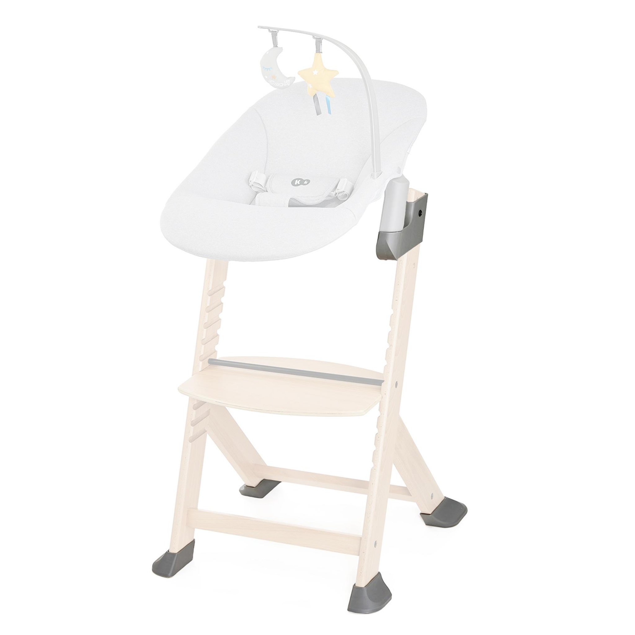 Voir la diapositive 4 : KINDERKRAFT Kit d'adaptateurs Kinderkraft ENOCK pour transat CALMEE avec repose-pieds inclus