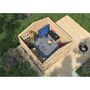 Voir la diapositive 2 : Forest Style Abri de jardin bois - 15,4m² - SHELTY