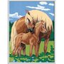RAVENSBURGER Numéro d'art Peinture au numéro : Grand Format : Fiers chevaux