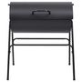 Voir la diapositive 3 : VIDAXL Gril a baril avec 2 grilles de cuisson Noir 80x95x90 cm Acier