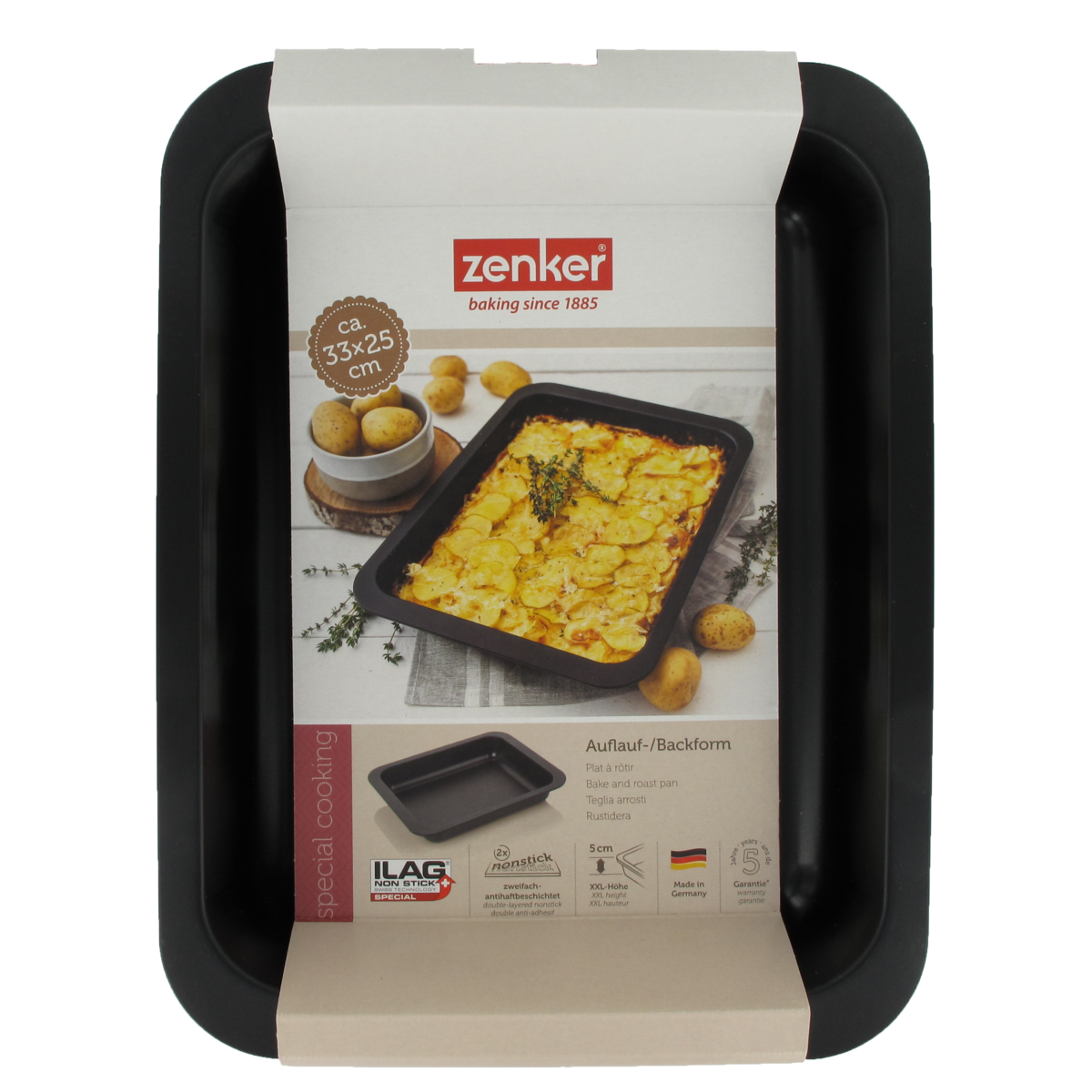 ZENKER Plat à four 33 x 25 cm Zenker Spécial Cooking