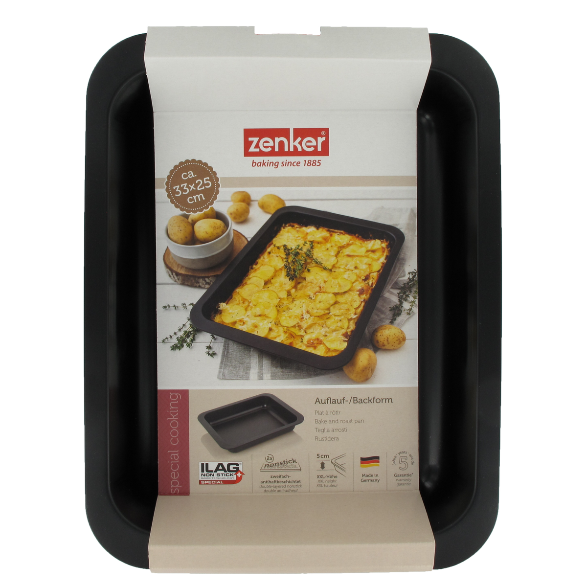 ZENKER Plat à four 33 x 25 cm Zenker Spécial Cooking