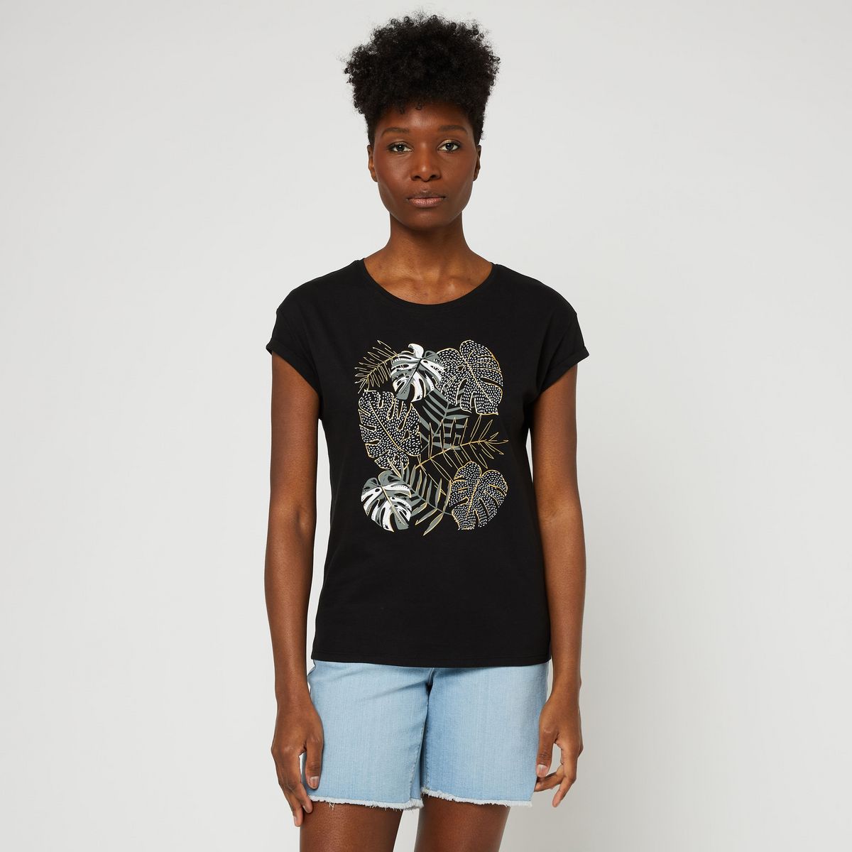 INEXTENSO T-shirt Noir femme