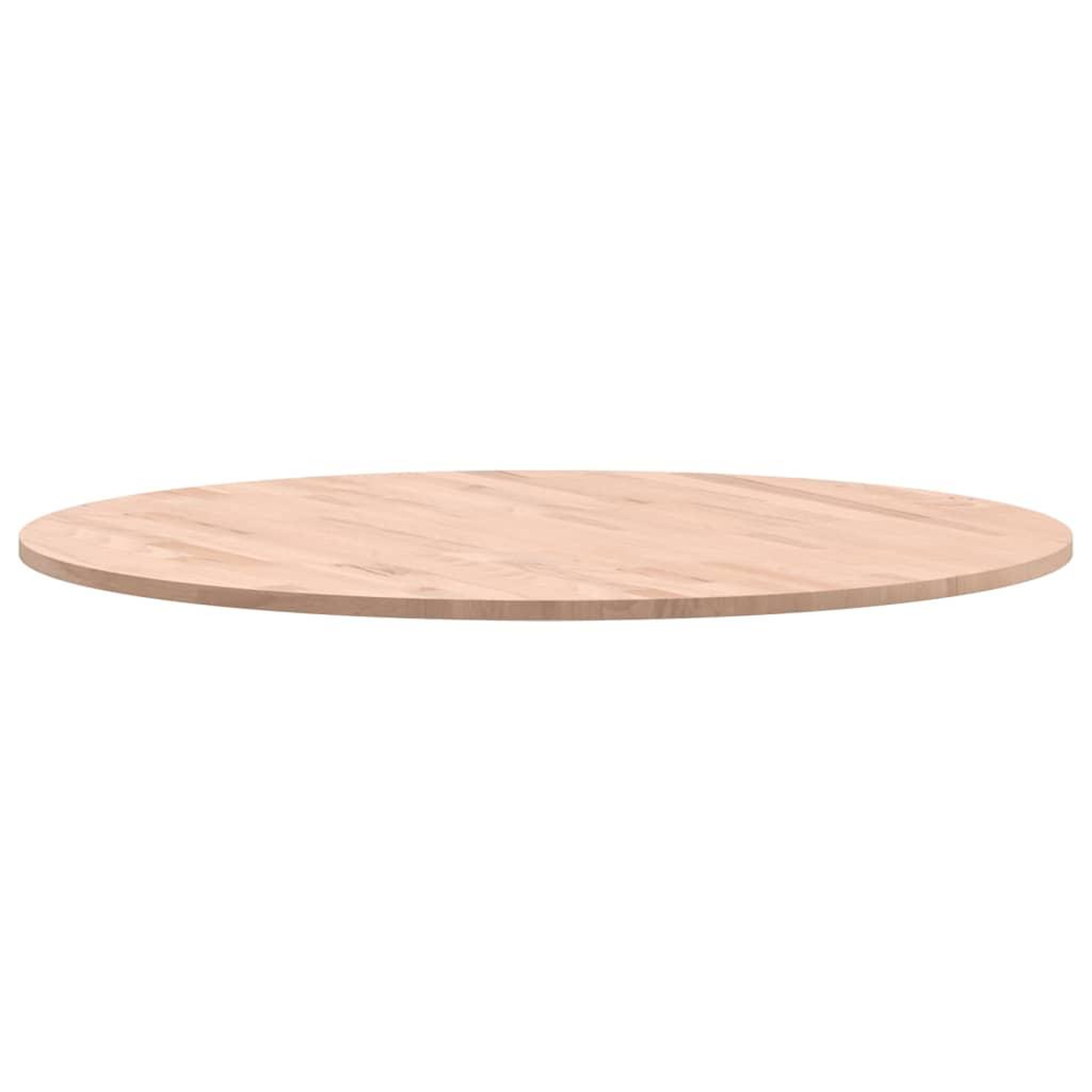 Voir la diapositive 5 : VIDAXL Dessus de table Ø80x1,5 cm rond bois massif de hetre