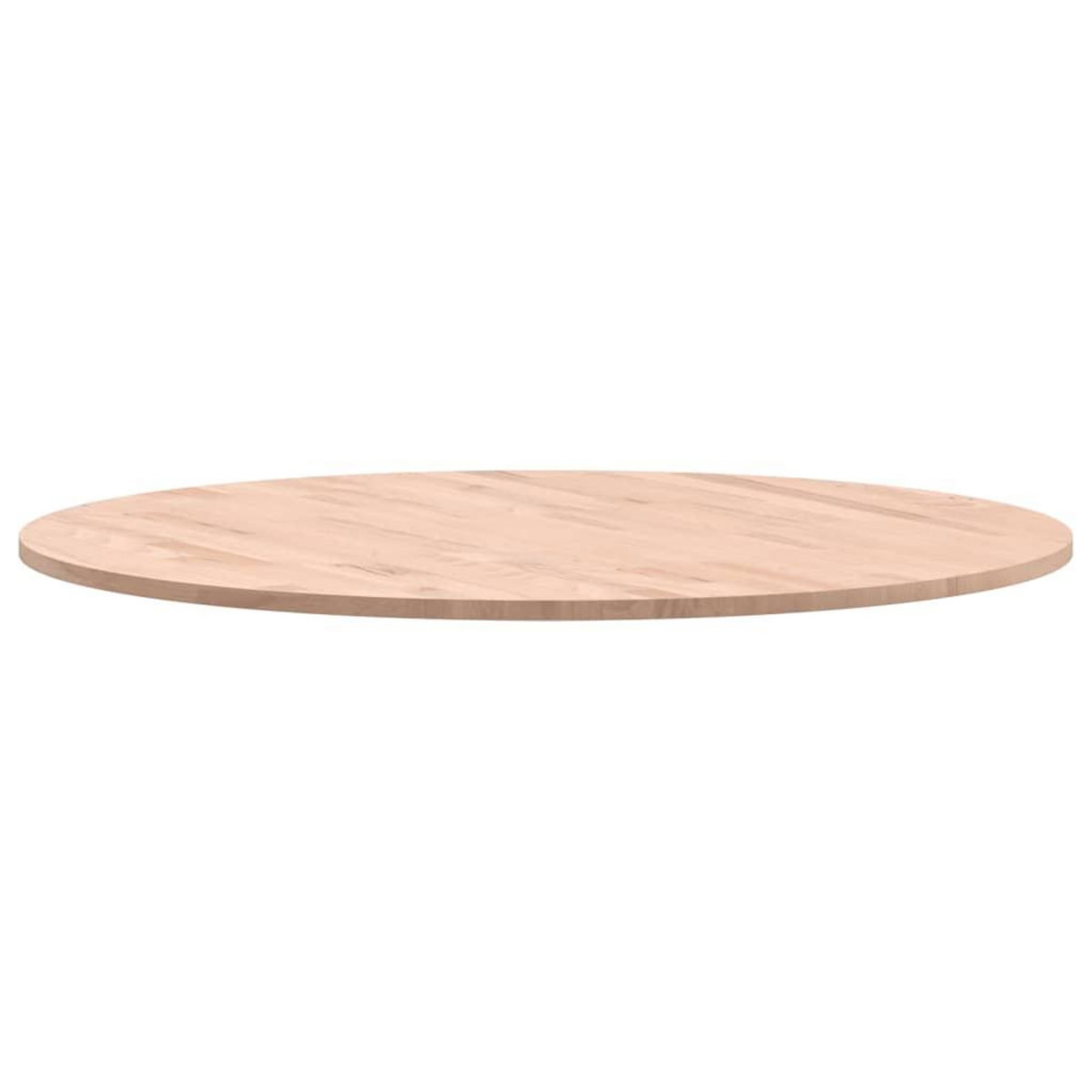 VIDAXL Dessus de table Ø80x1,5 cm rond bois massif de hetre