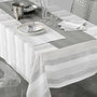 Voir la diapositive 3 : Paris Prix Nappe en Coton Tissée  Eldora  140x240cm Argent