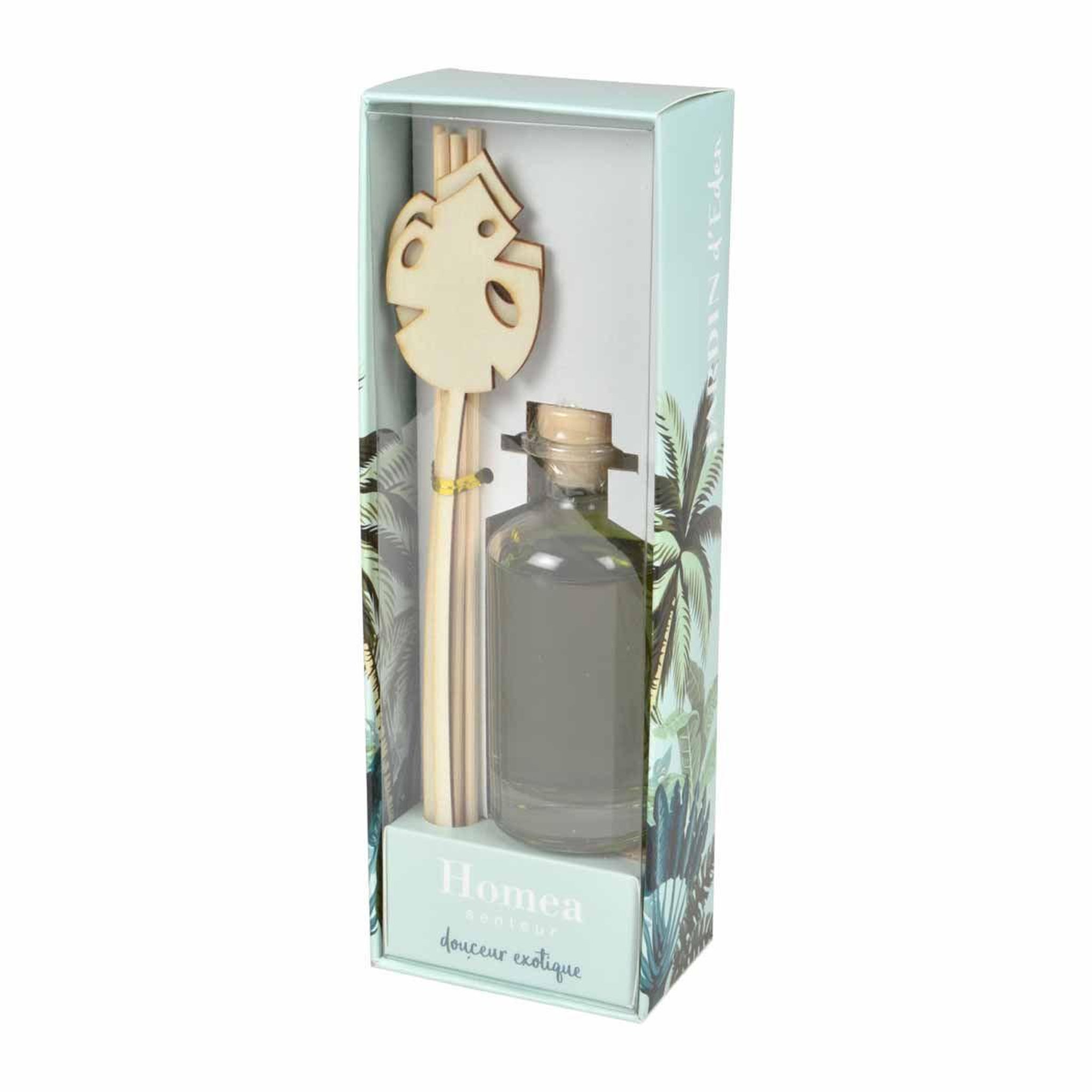 Voir la diapositive 2 : HOMEA Diffuseur de parfum  jardin d'eden  80ml douceur exotique