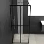VIDAXL Ecran de douche Verre trempe transparent 90x195 cm