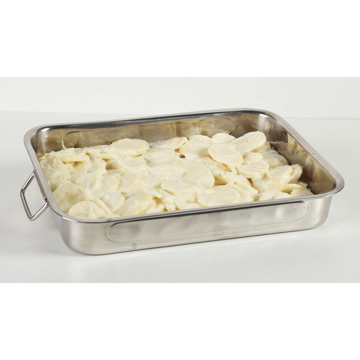 CREALYS Plat à four inox 31 x 23 x 6 cm