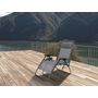 Voir la diapositive 2 : Habitat et Jardin Fauteuil de jardin relax zéro gravité  Sintra  - Gris