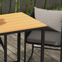 Voir la diapositive 5 : OUTSUNNY Ensemble salon de jardin 3 pièces table 2 fauteuils 4 coussins