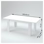 Voir la diapositive 4 : Table de séjour salle à manger extensible L140-190cm OSTUNI