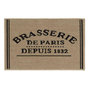Voir la diapositive 1 : Paris Prix Tapis de Cuisine  Troquet  50x80cm Marron