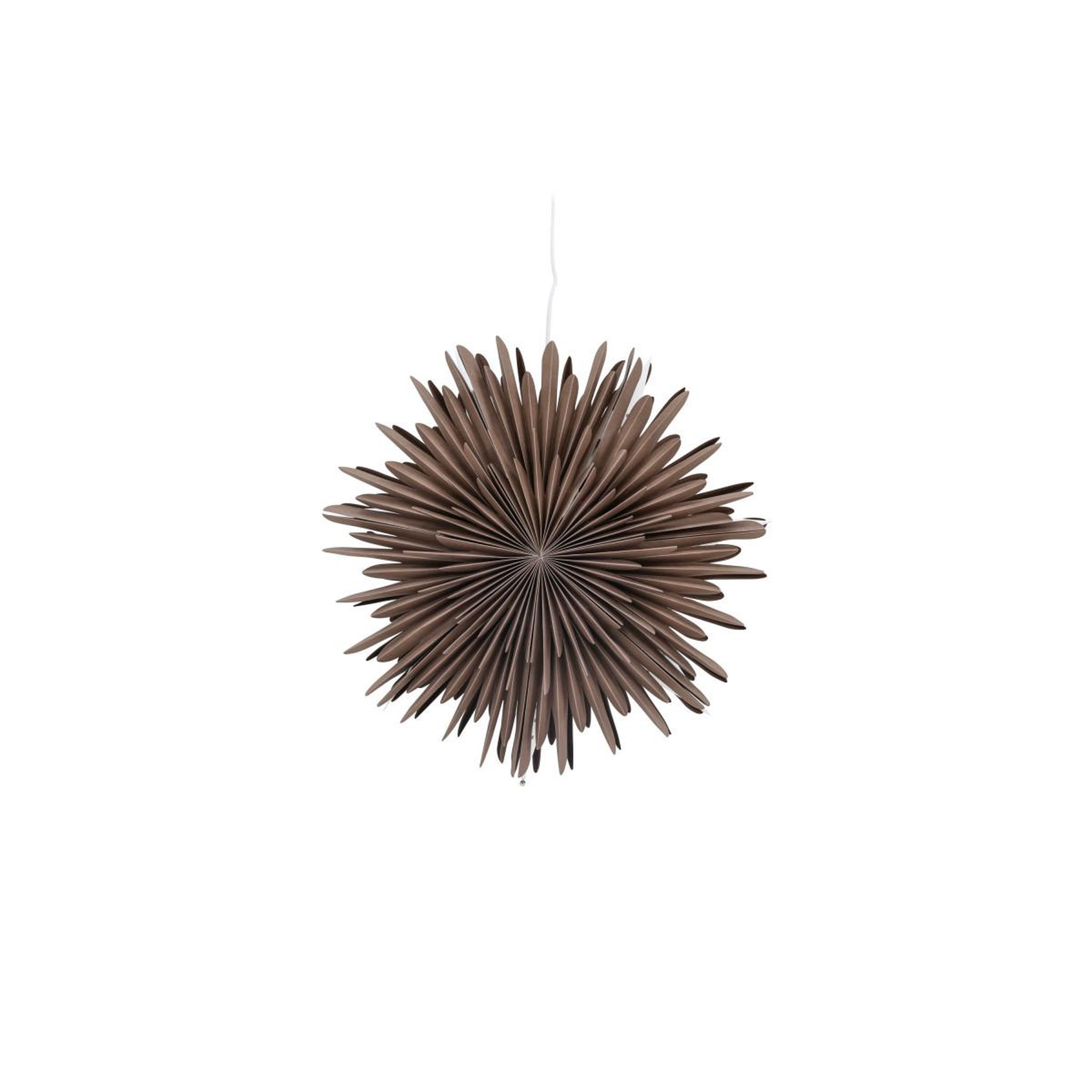Voir la diapositive 2 : Paris Prix Lampe Suspension Design  Selen  46cm Marron