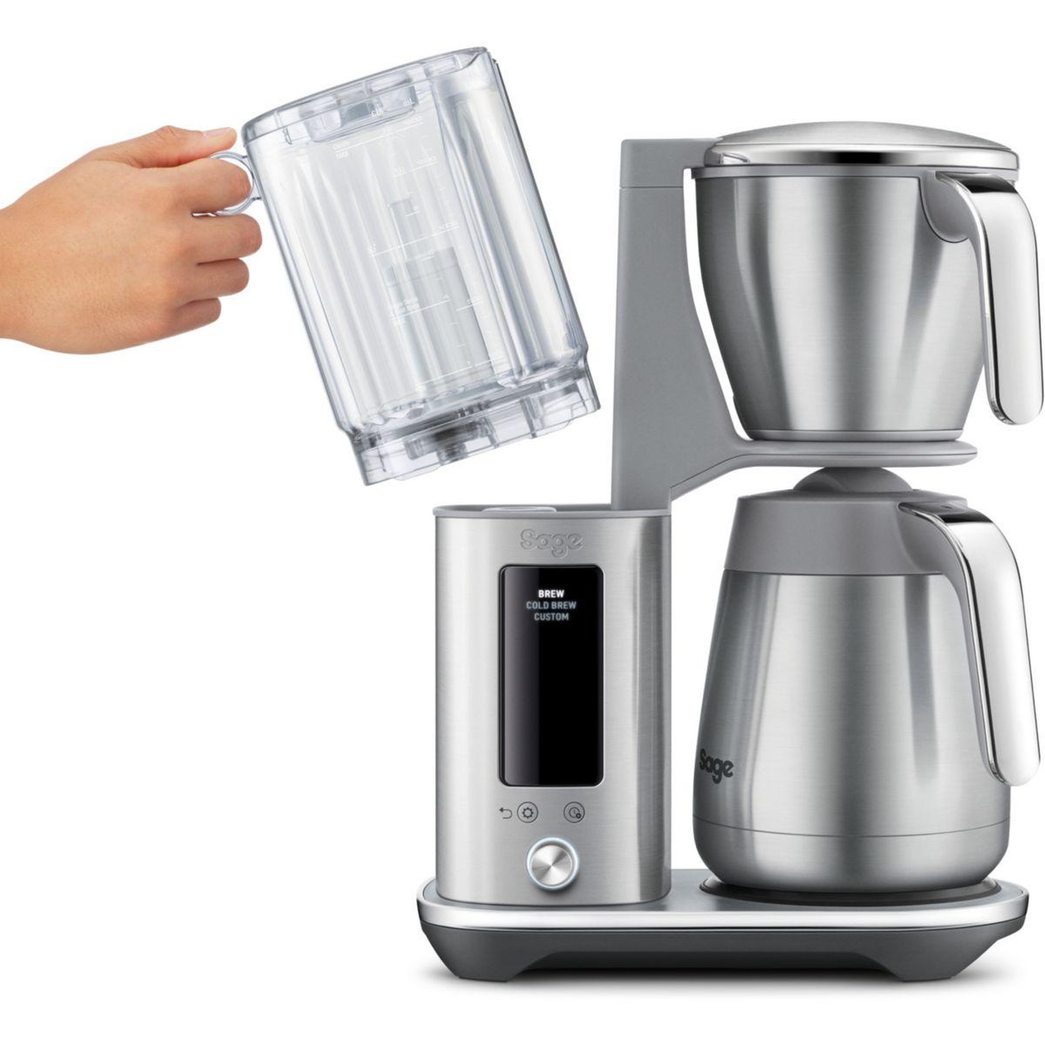 Voir la diapositive 5 : SAGE APPLIANCES Cafetière isotherme sdc465bss4eeu1