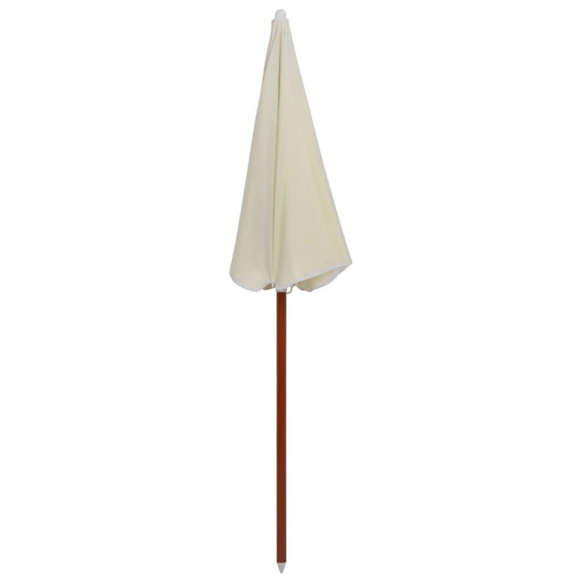 VIDAXL Parasol de jardin avec mat en acier 180 cm Sable