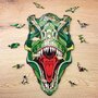  Puzzle en bois coloré - T-Rex 24,4 x 40 cm