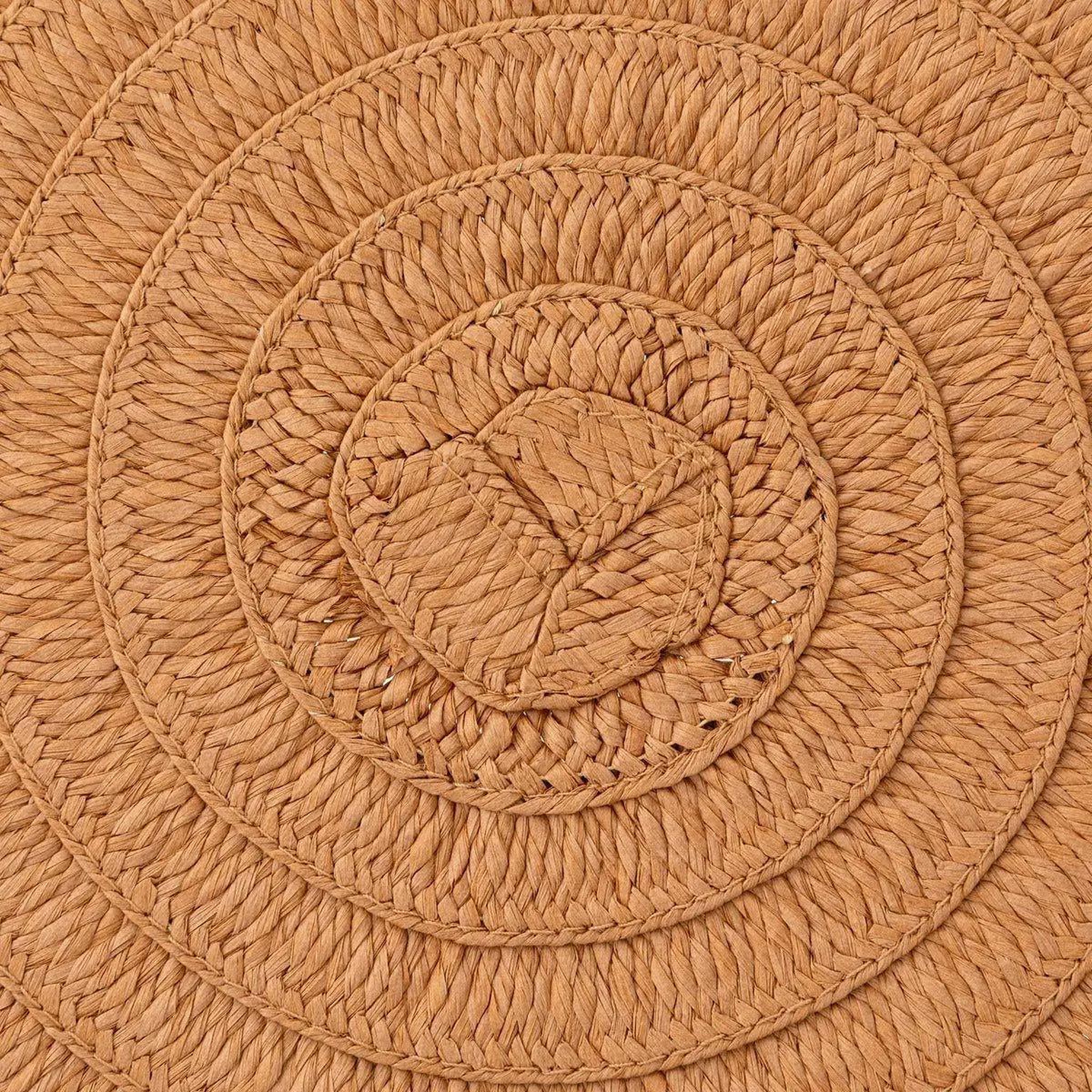 Voir la diapositive 3 : SECRET DE GOURMET Set de table déco  olivia  38cm marron camel