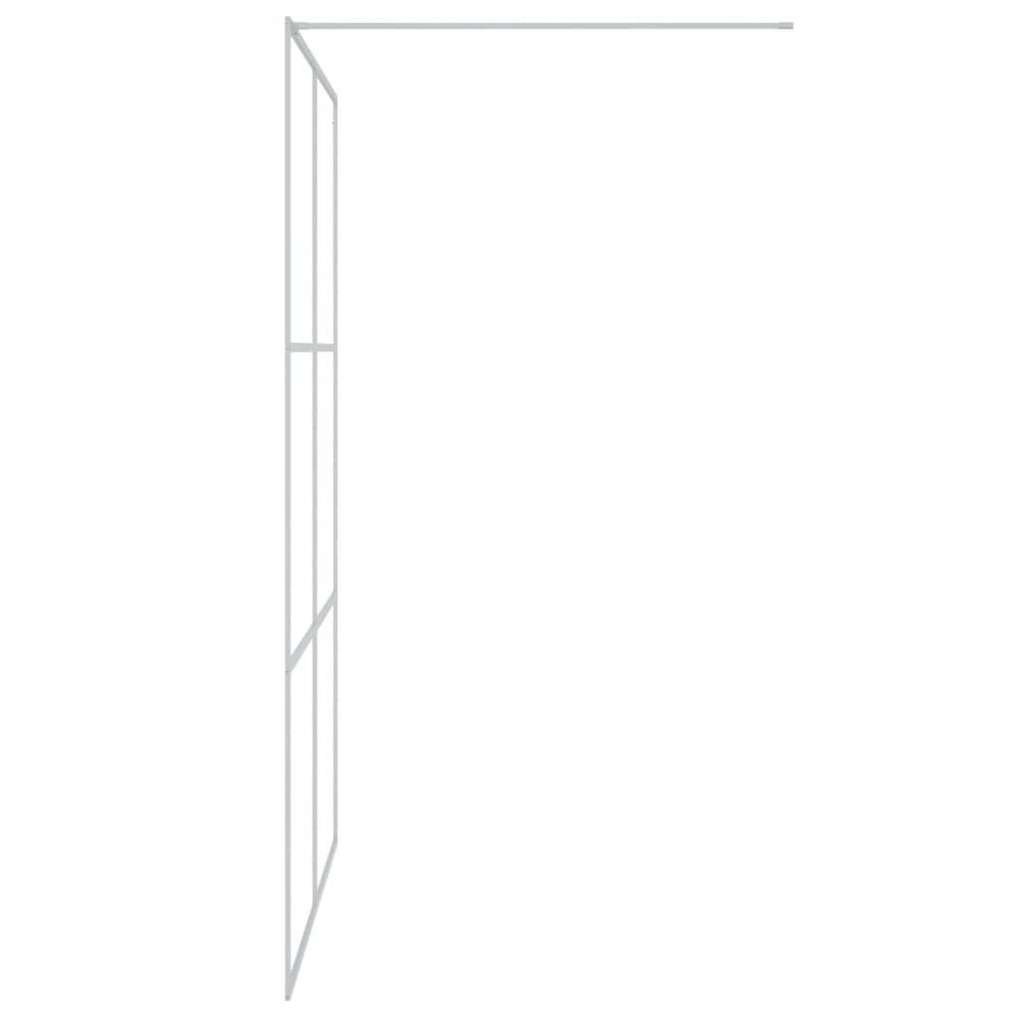 Voir la diapositive 4 : VIDAXL Paroi de douche Argente 140x195 cm Verre ESG transparent