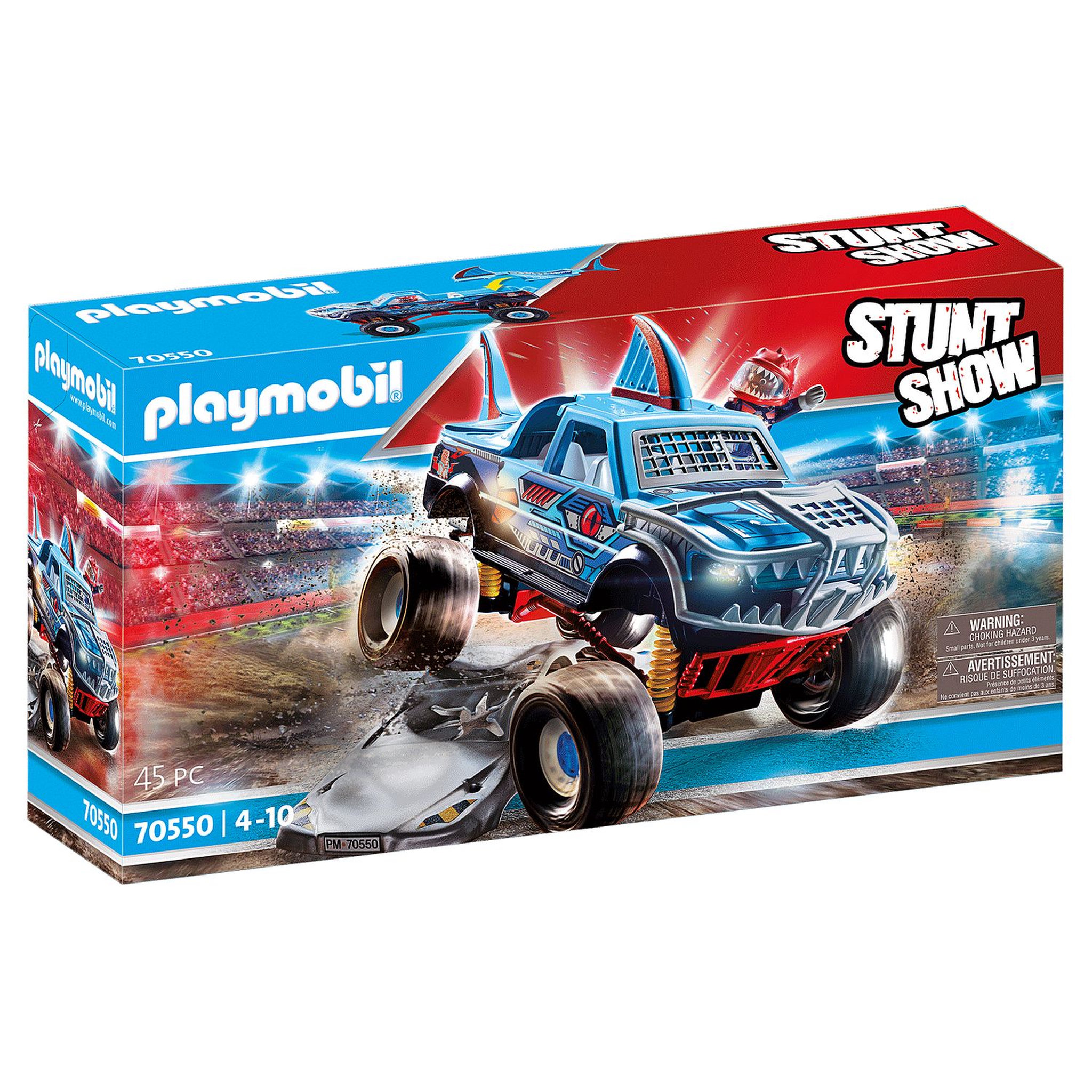 Voir la diapositive 1 : PLAYMOBIL 70550 - Stuntshow Monster truck de cascade