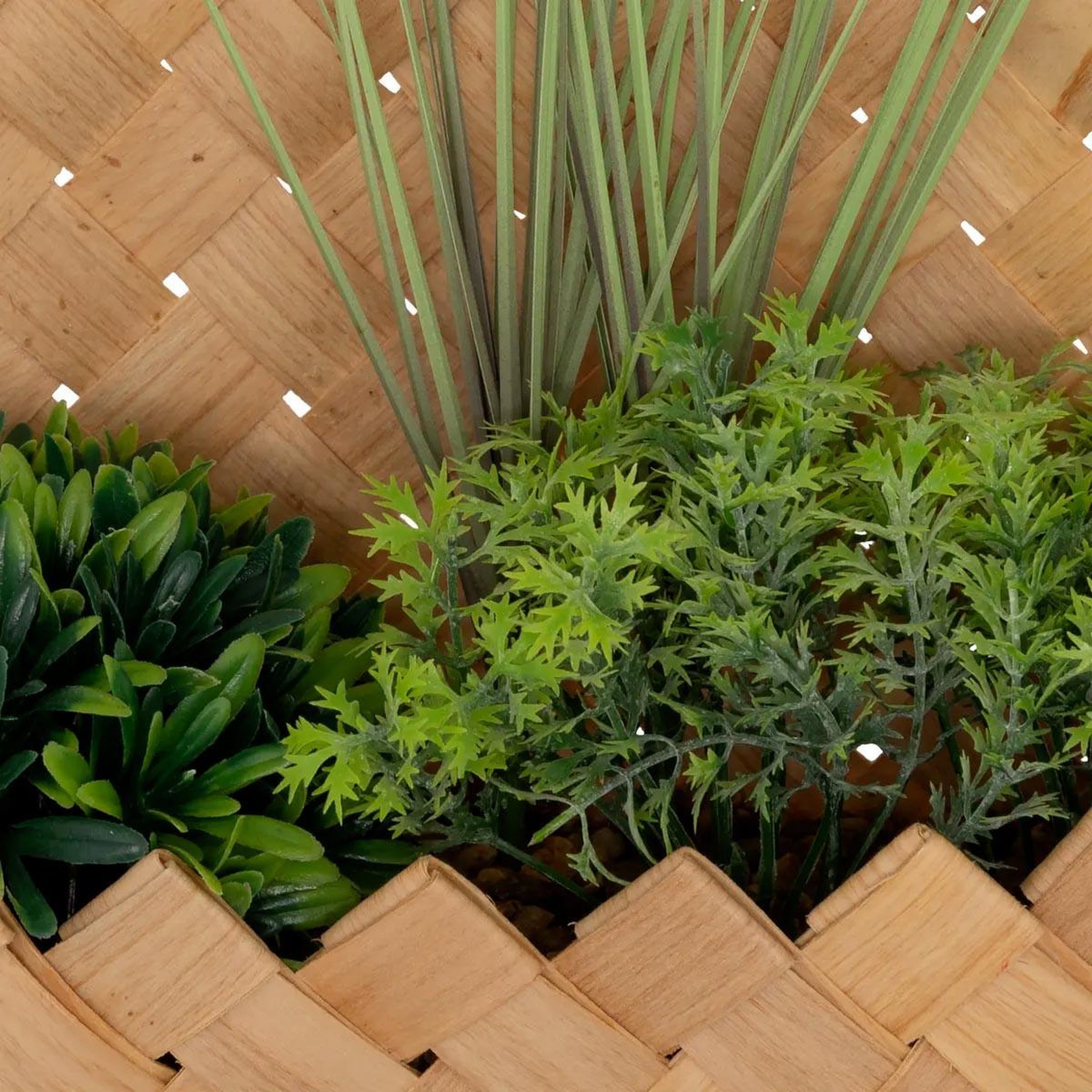 Voir la diapositive 2 : ATMOSPHERA Plantes artificielles à suspendre  jika  28cm naturel