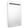 Voir la diapositive 3 : VIDAXL Armoire de salle de bain à miroir LED Blanc brillant 60x11x80cm