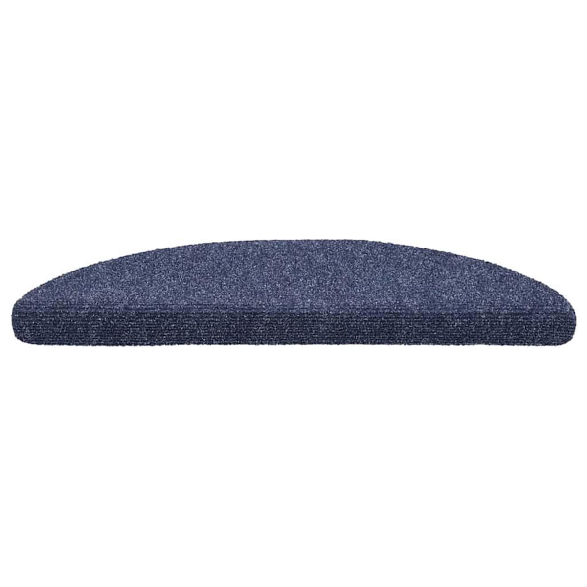 VIDAXL Tapis d'escalier auto-adhesifs 30 pcs bleu 56x17x3 cm