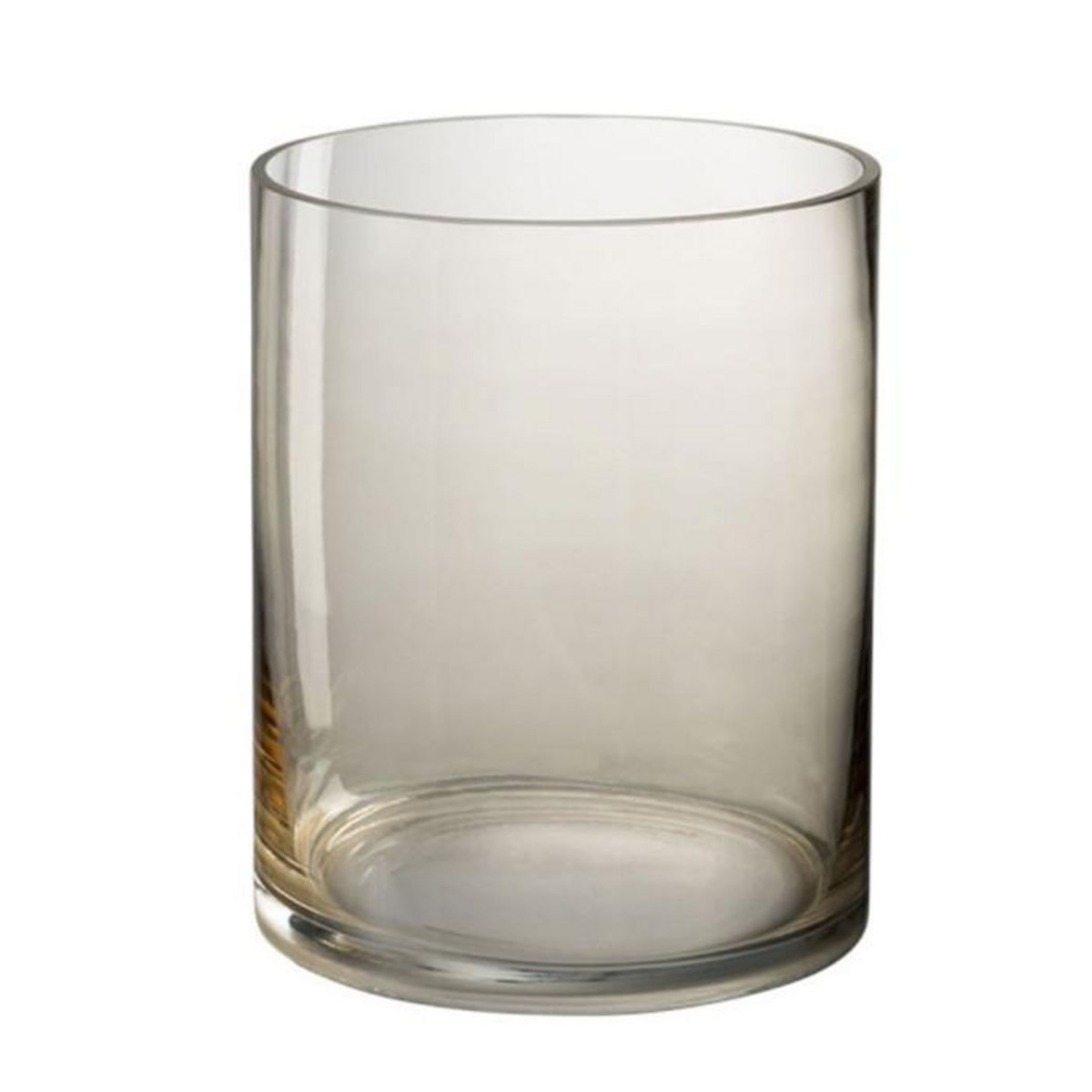 Paris Prix Photophore Rond Design Verre  Wils  25cm Beige