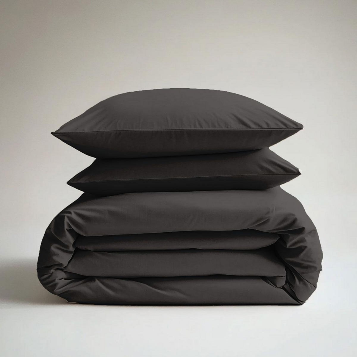 DODO Housse de couette Coton Antibactérien Anthracite