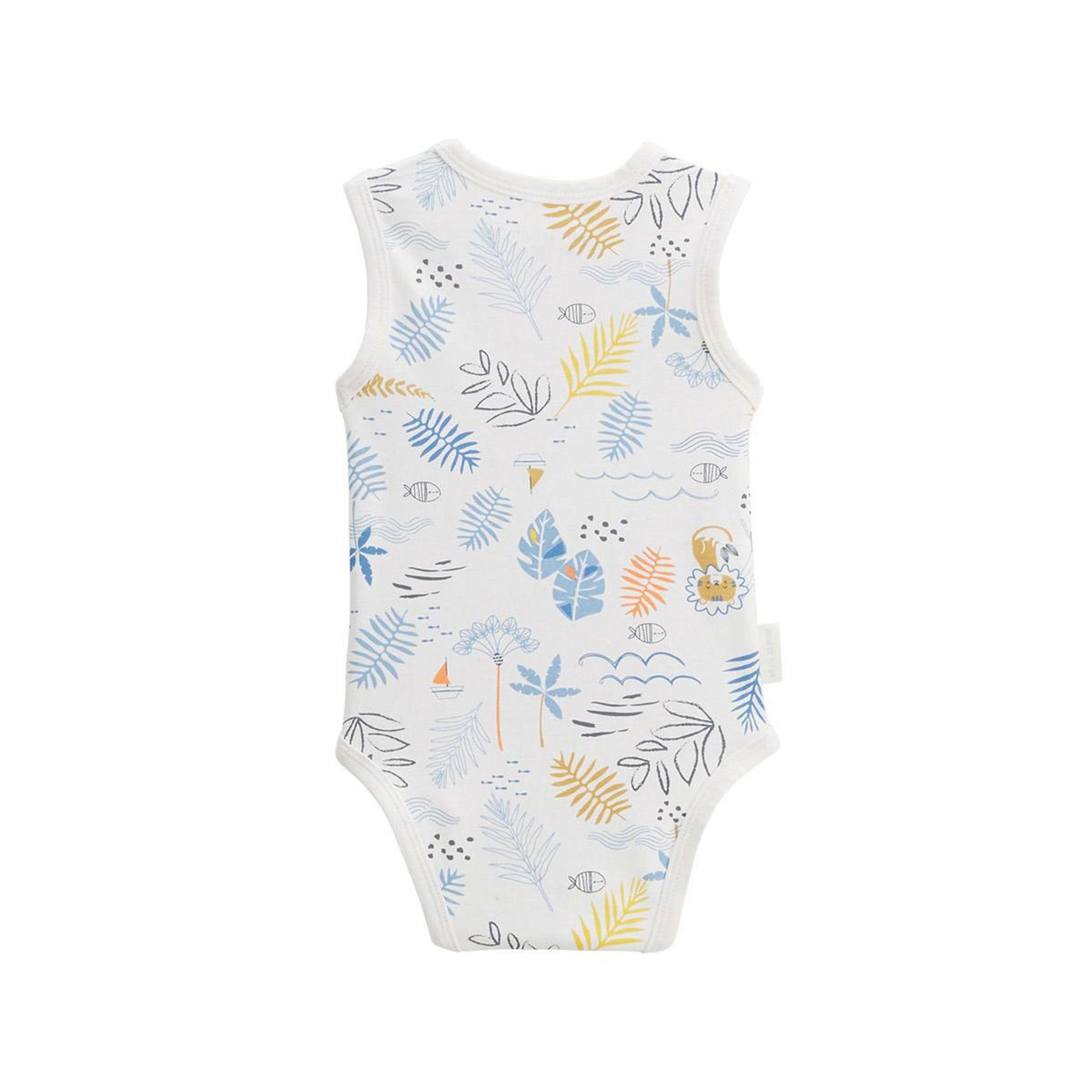 Petit Béguin Lot de 2 bodies bébé sans manches Biscarosse