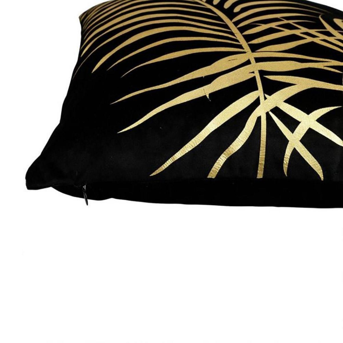 OSTARIA Housse de coussin 40x40 cm Palm black
