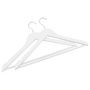 Voir la diapositive 4 : VIDAXL Cintres antiderapants 20 pcs Blanc Bois dur