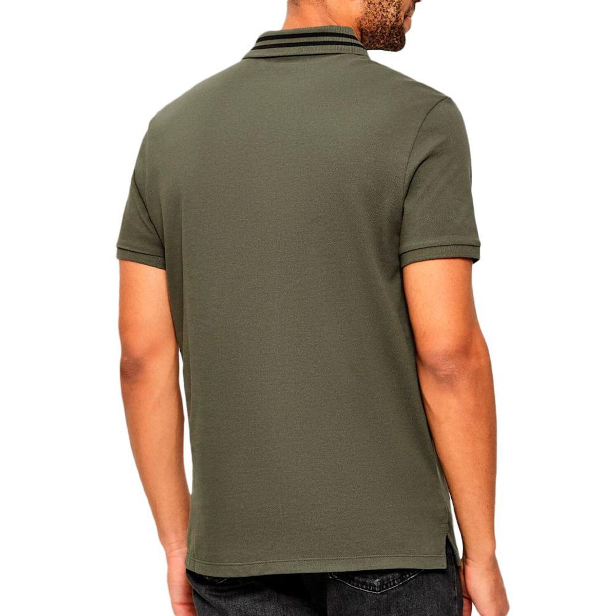 CALVIN KLEIN JEANS Polo Kaki Homme Calvin Klein Jeans Pique