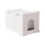 Voir la diapositive 1 : Trixie TRIXIE Cabine de toilette - 75 x 51 x 53 cm - Blanc - Pour chat